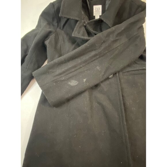 Gap Kids Size L (10-11) Black Girl’s Pea Coat - Picture 12 of 12